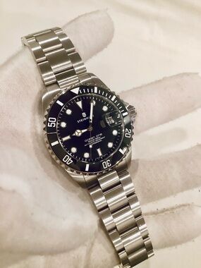 Steinhart Ocean One 39mm Black Ceramic Bezel Premium Automatic Watch